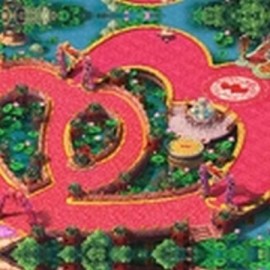14005-爱情湖畔地图素材