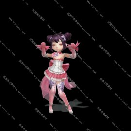 【50003】传奇Q版美女宠物宝宝素材