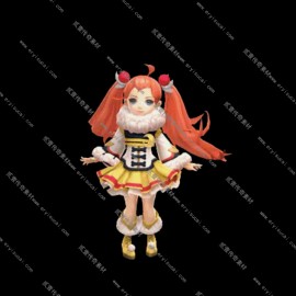 【50004】传奇Q版美女宠物宝宝素材
