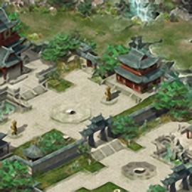 14087-仙山道观地图素材