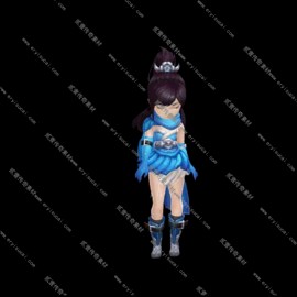【50012】传奇Q版美女宠物宝宝素材