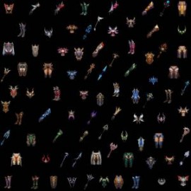 【22003】欧式图标1305个装备药水武器物品png透明UI素材