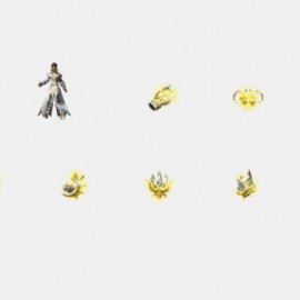 【12023】白金剑甲首饰套装内外观齐全