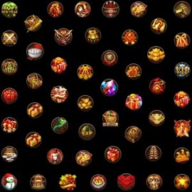 【22006】255个顶部按钮素材