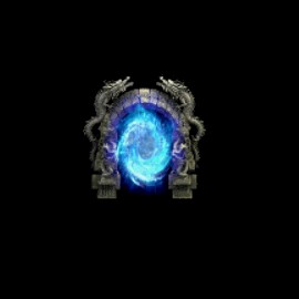 【14010】传奇NPC素材 传送阵系列 高清传送阵素材 高端大气 双龙传送阵2